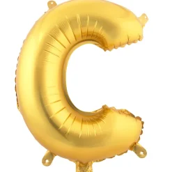 Decostar™ Letter Mylar Foil Balloon 16" - "C"