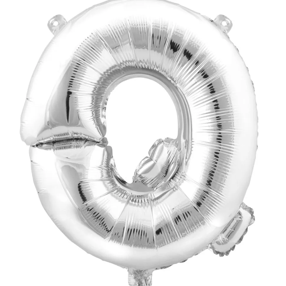 Decostar™ Letter Mylar Foil Balloon 16" - "Q"