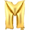 Decostar™ Letter Mylar Foil Balloon 34" - "M"