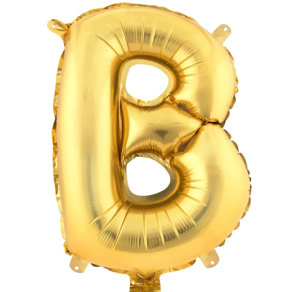 Decostar™ Letter Mylar Foil Balloon 34" - "B"