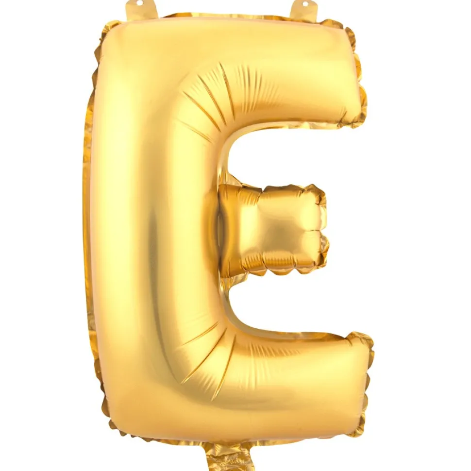 Decostar™ Letter Mylar Foil Balloon 16" - "E"
