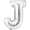 Decostar™ Letter Mylar Foil Balloon 16" - "J"