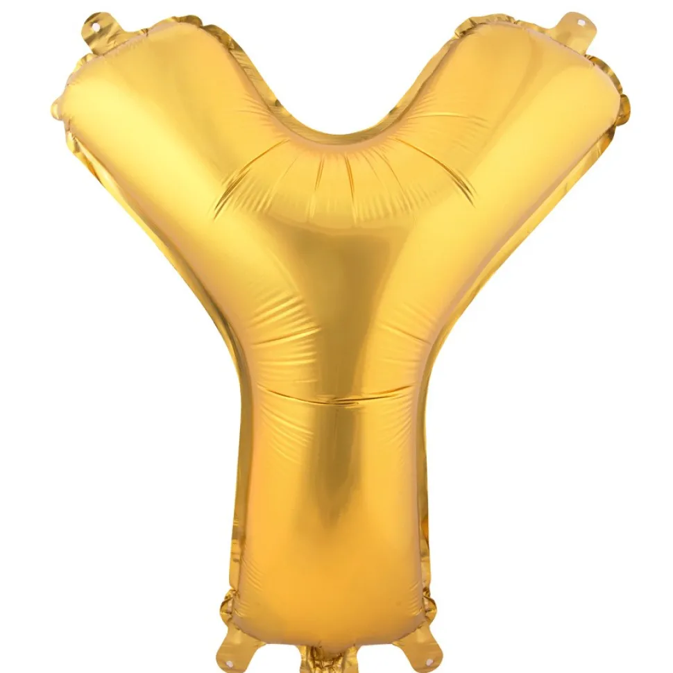 Decostar™ Letter Mylar Foil Balloon 16" - "Y"