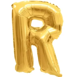 Decostar™ Letter Mylar Foil Balloon 16" - "R"