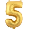 Decostar™ Number Mylar Foil Balloon 16" - "5"