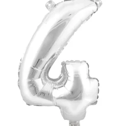 Decostar™ Number Mylar Foil Balloon 34" - "4"