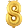 Decostar™ Number Mylar Foil Balloon 16" - "8"