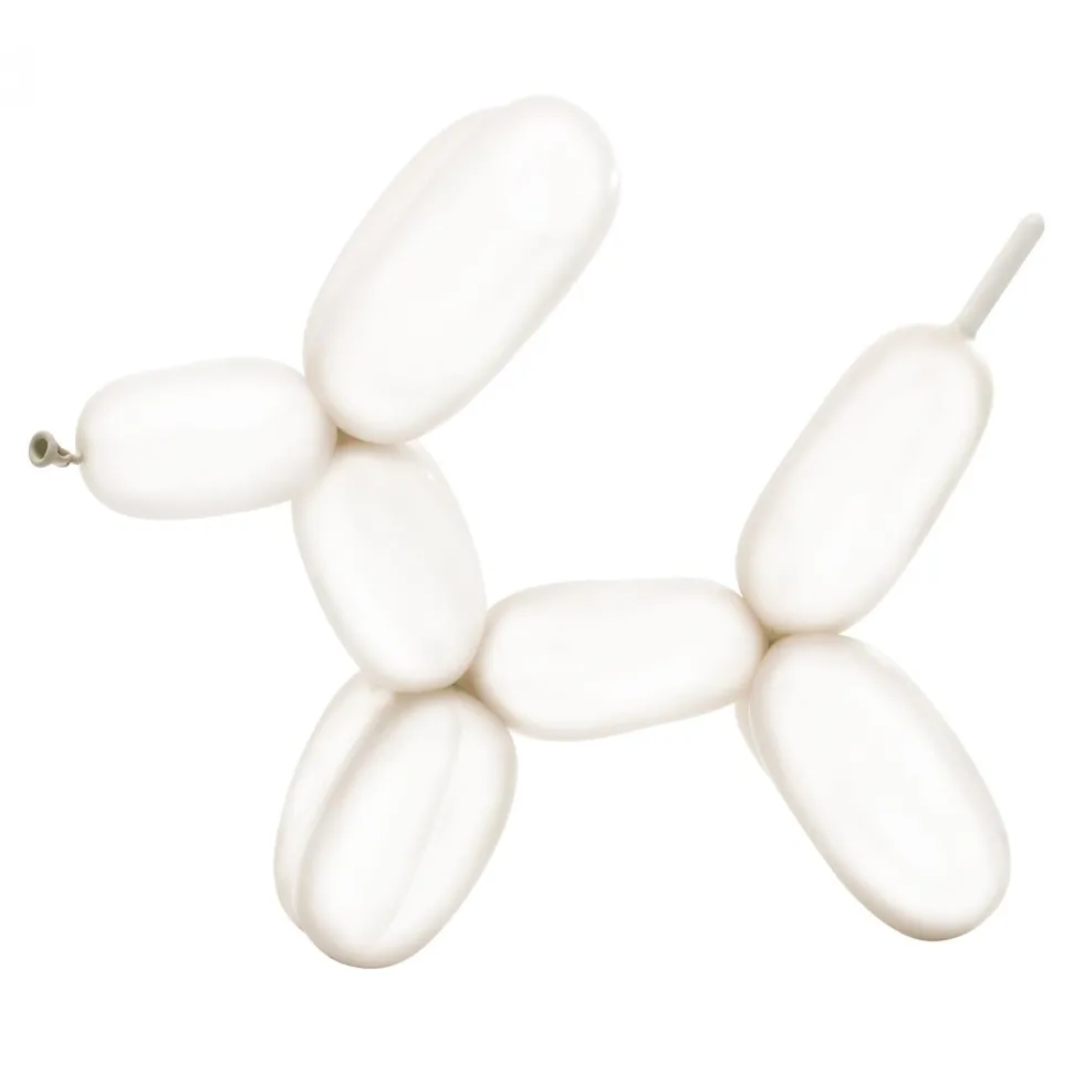 Decostar™ 260Q(2" x 60") Twisting Balloon 100pc/bag - Clear