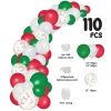 Decostar™ Red White Green Balloon Garland Set 16ft