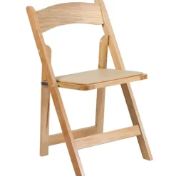 DecoStar™ Replacement Cushion for Firmfold™ Resin Folding Chair - Natural
