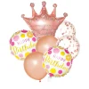 Decostar™ Royal Birthday Balloon Bouquet - Rose Gold