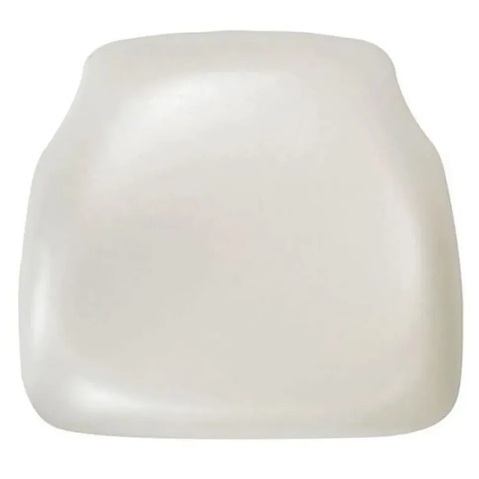 DecoStar™ Wood-Backed Vinyl Cushion for Chiavari EnvyChair™ - Ivory
