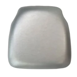 DecoStar™ Wood-Backed Vinyl Cushion for Chiavari EnvyChair™ - Silver
