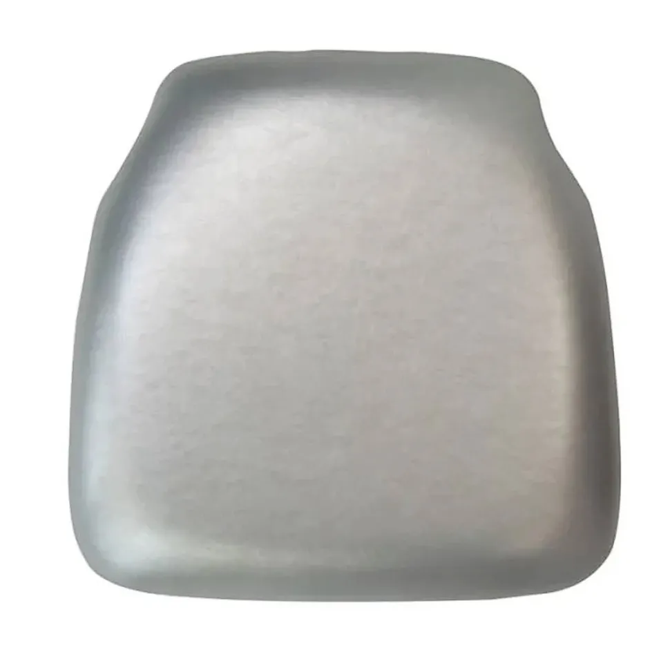 DecoStar™ Wood-Backed Vinyl Cushion for Chiavari EnvyChair™ - Silver