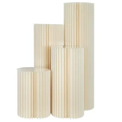 Decostar™ Accordion Cylinder Cardboard Display Stands 4pc/set