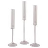 Decostar™ Acrylic Candle Holder with Cylinder Glass Shade 3pc Set