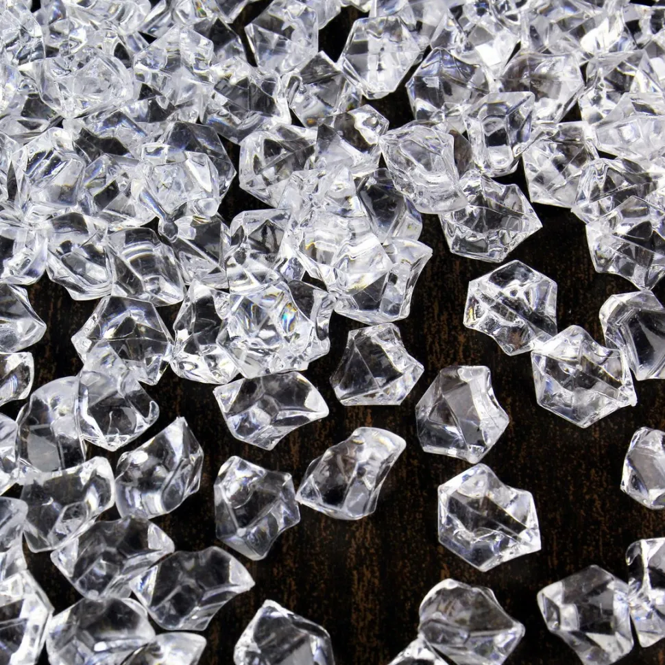 Decostar™ Acrylic Crystal Ice Vase Filler - 12 Pounds - Clear