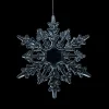 DecoStar™ 6" Acrylic 6 Point Snowflake Ornaments-Set of 6
