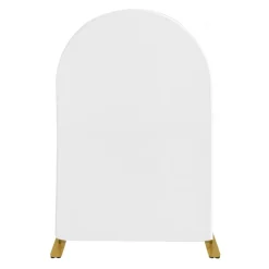 Decostar™ Arch Backdrop Spandex Cover 60" x 90" - White