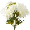 Decostar™ Artificial Dahlia Flower Bunch White