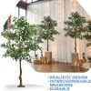 Decostar™ Artificial Eucalyptus Tree 7ft - Green
