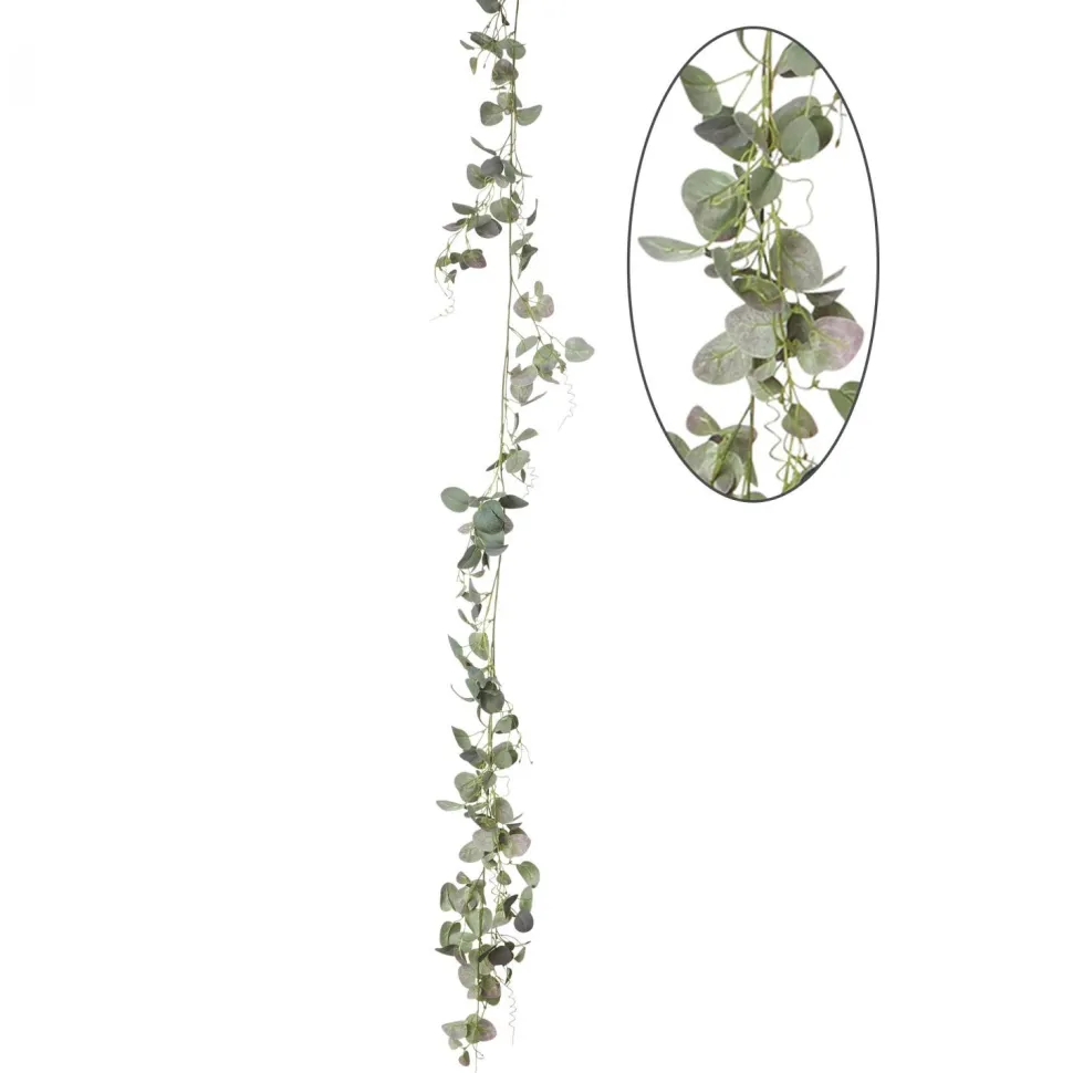 Decostar™ Artificial Eucalyptus Garland 72" - Green