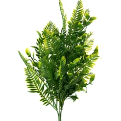 Decostar™ Artificial Faux Boxwood With Fern 14"