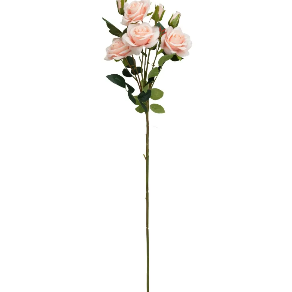 Decostar™ Artificial 7 Head Rose Branch 29" - Blush