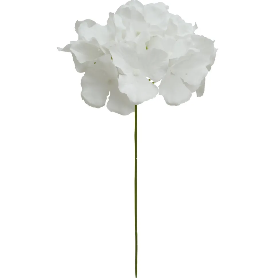 Decostar™ Artificial Hydrangea 10 Heads and Stems - White