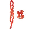 Decostar™ Artificial Hydrangea Flower Garland - Red