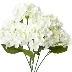 Decostar™ Artificial Hydrangea Bouquet 22½" - Ivory