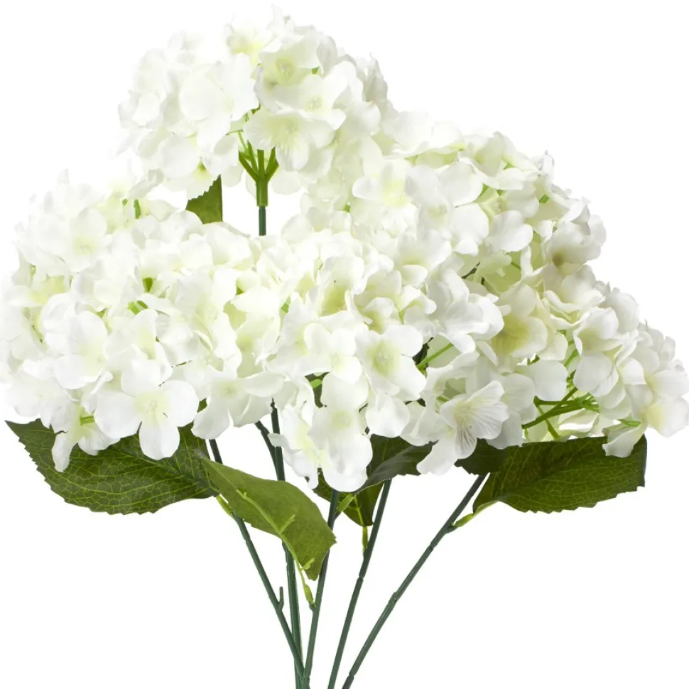 Decostar™ Artificial Hydrangea Bouquet 22½" - Ivory