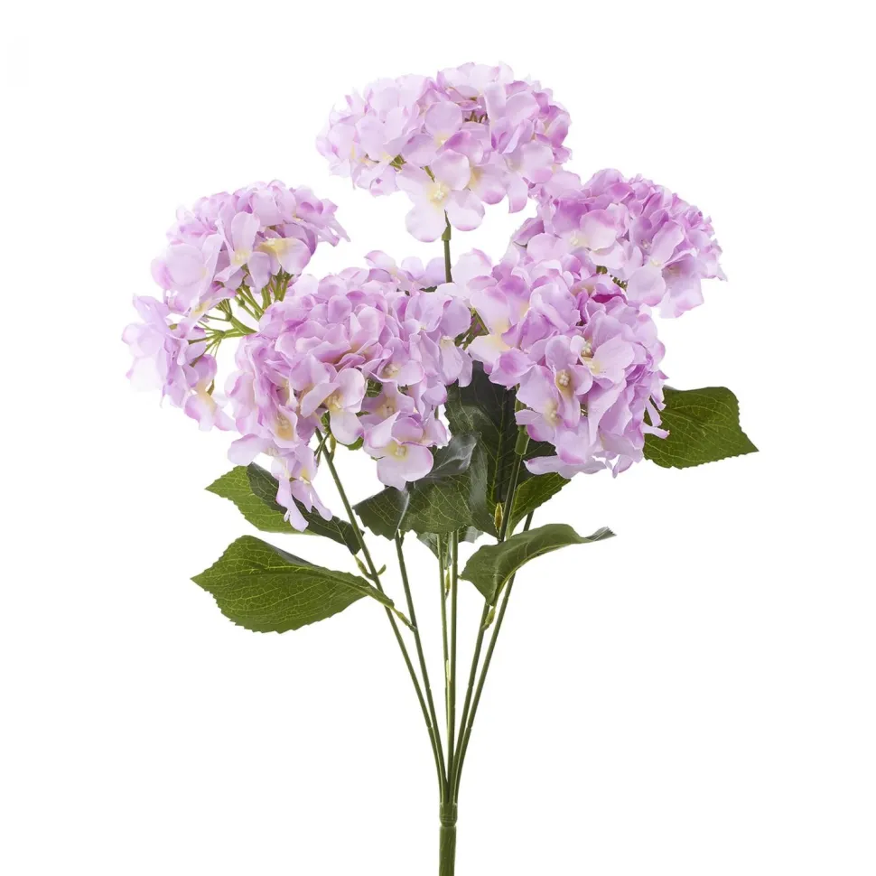 Decostar™ Artificial Hydrangea Bouquet 22½" Lavender