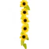 Decostar™ Artificial Jumbo Sunflower Cane Garland 86"