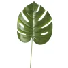 Decostar™ Artificial Monstera Leaves - (12 Pieces) - 8" x 24" Green