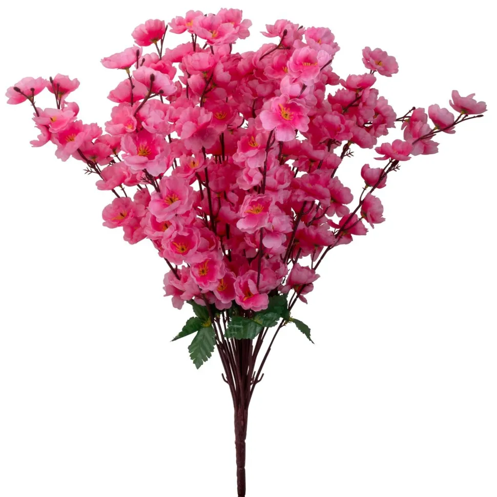 Decostar™ Artificial Peach Blossom Branch 24" - Pink