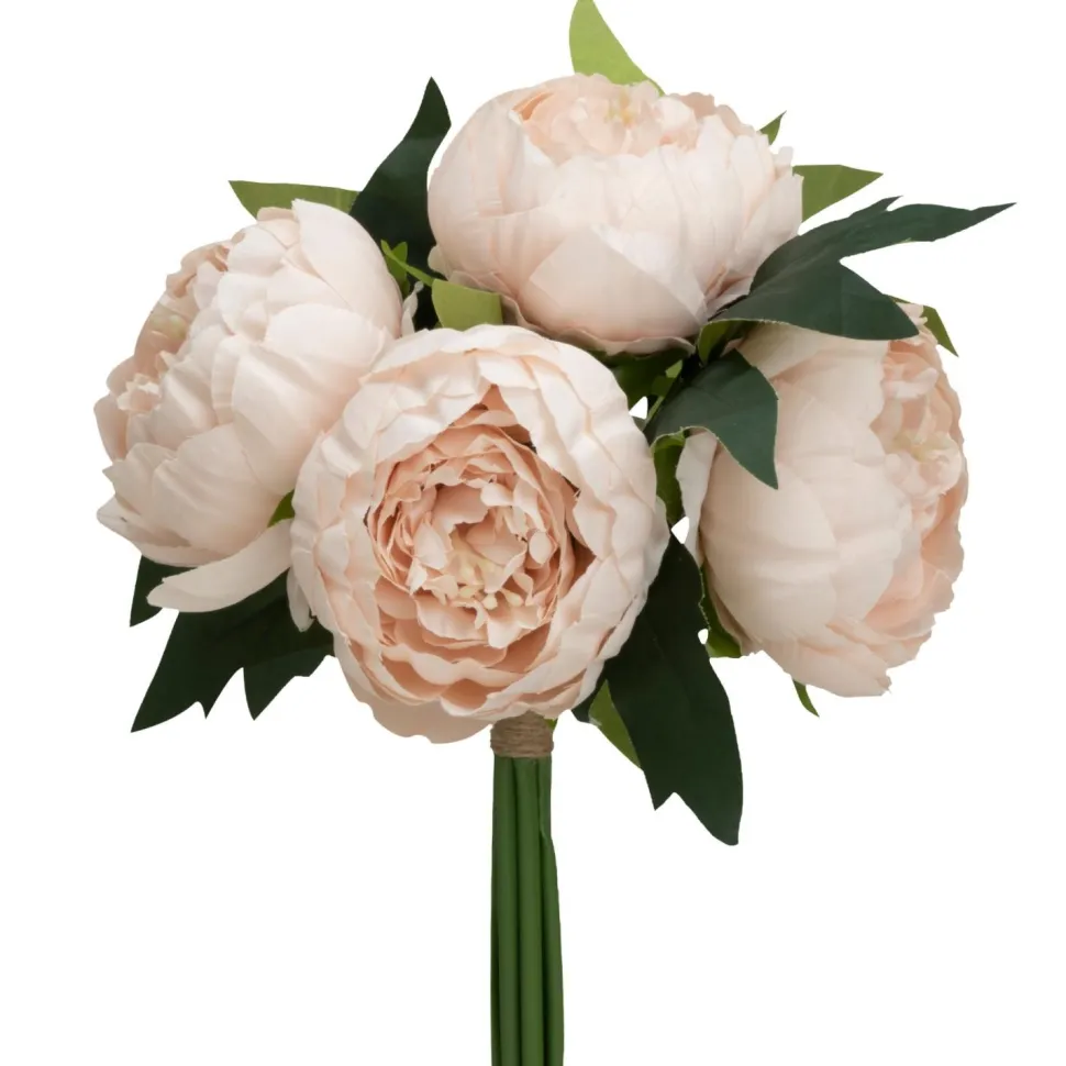 Decostar™ Artificial Peony Bouquet 10" - Blush