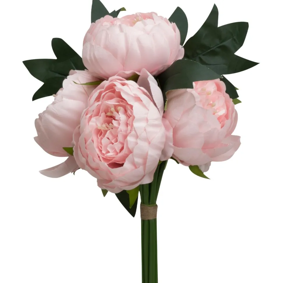 Decostar™ Artificial Peony Bouquet 10" - Pink