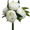 Decostar™ Artificial Peony Bouquet 10" - White