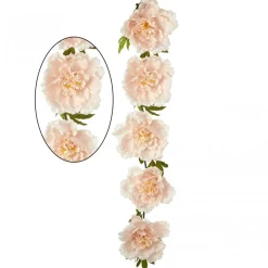 Decostar™ Artificial Peony Cane Garland 74" - Blush