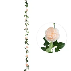 Decostar™ Artificial Peony Flower Garland - Blush