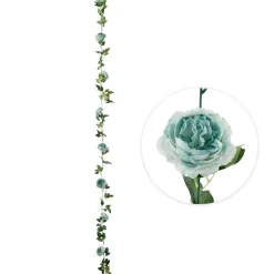 Decostar™ Artificial Peony Flower Garland - Blue
