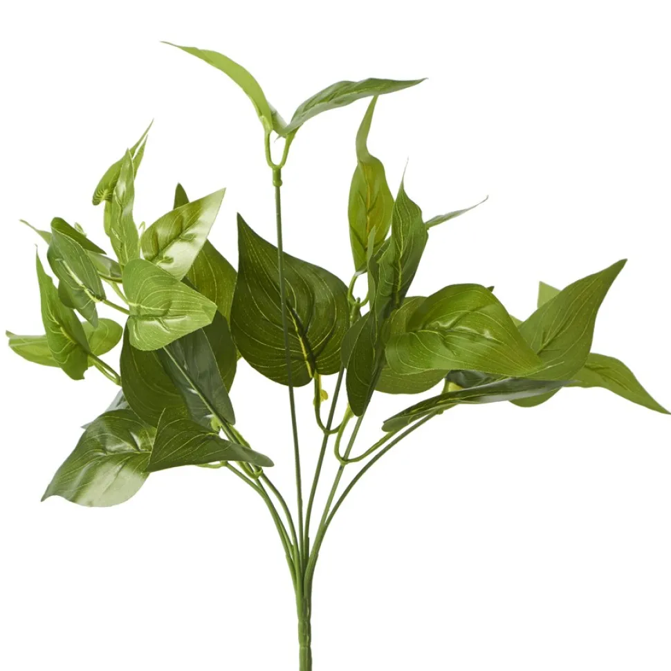 Decostar™ Artificial Philodendron Leaf Bunch - Green - 14" - 48 Pieces