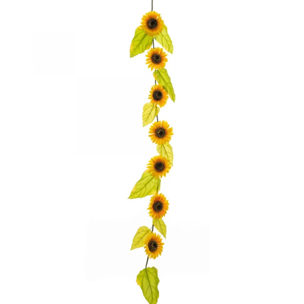 Decostar™ Artificial Sunflower Cane Garland 75"