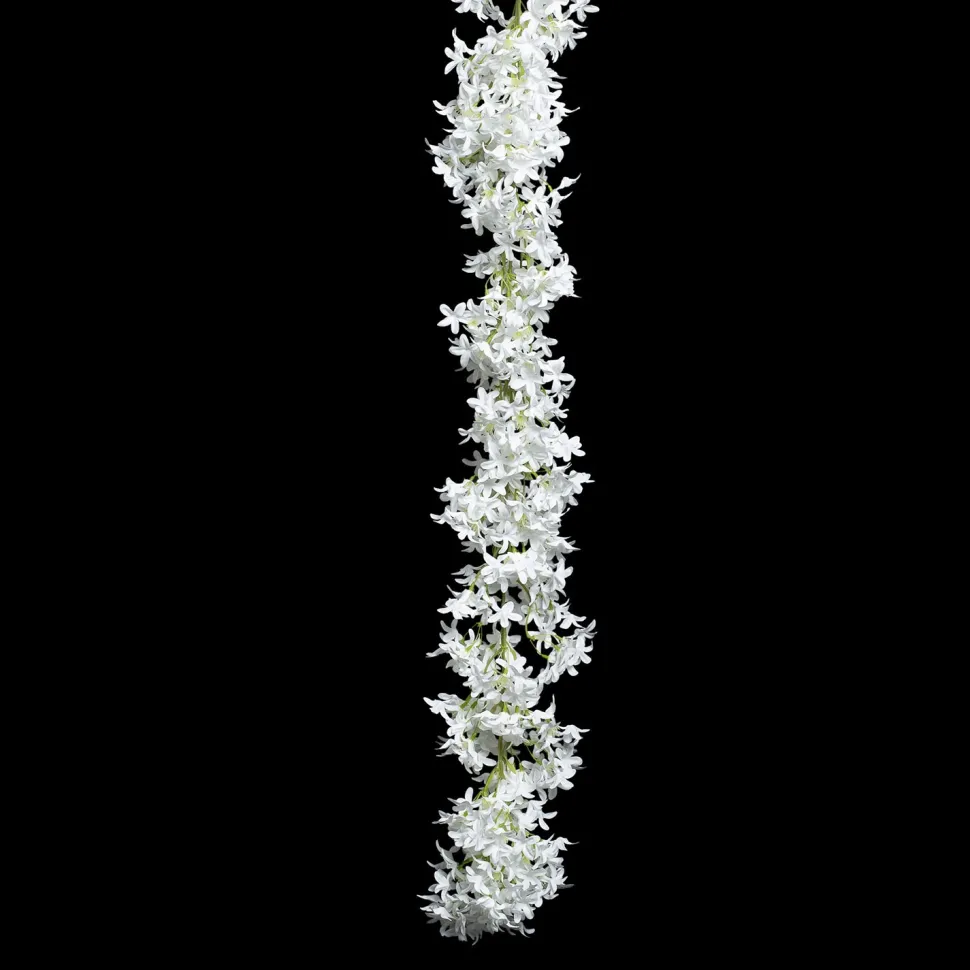 Decostar™ Artificial Wisteria Flower Stem White
