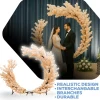 Decostar™ Blush Hydrangea Floral Partial Round Wedding Ceremony Arch - 8 Feet Tall