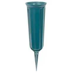 Decostar™ 7" Cemetery Vase With Spike 6pc/bag - Green