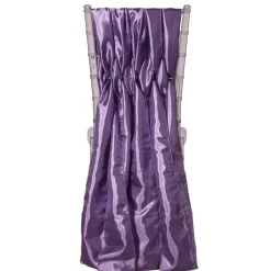 DecoStar™ 15" Chiavari Chair Accent 5 Piece Taffeta Weave - Lilac