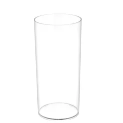 Decostar™ Clear Plastic Cylinder Container 20" - 6pcs