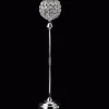 Decostar™ Crystal Ball Candle Holder Stand 18 ¾" - Silver